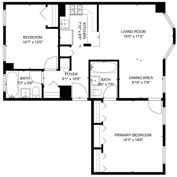 21 Bowdoin floor plan